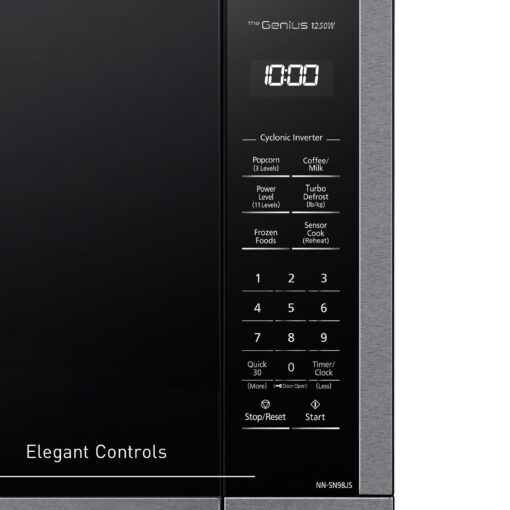Panasonic NN-SN98JS Microwave Oven Countertop, 2.2 cft, Stainless Steel - Image 4
