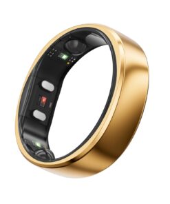 RingConn Gen 2, World’s First Smart Ring with Sleep Apnea Monitoring, No APP Subscription, 12-Day Battery Life, Stress/Heart Rate/Women's Health Tracker, Android & iOS Compatible (Rose Gold, Size 10)