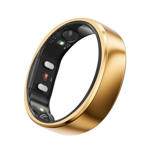 RingConn Gen 2, World’s First Smart Ring with Sleep Apnea Monitoring, No APP Subscription, 12-Day Battery Life, Stress/Heart Rate/Women's Health Tracker, Android & iOS Compatible (Rose Gold, Size 10)