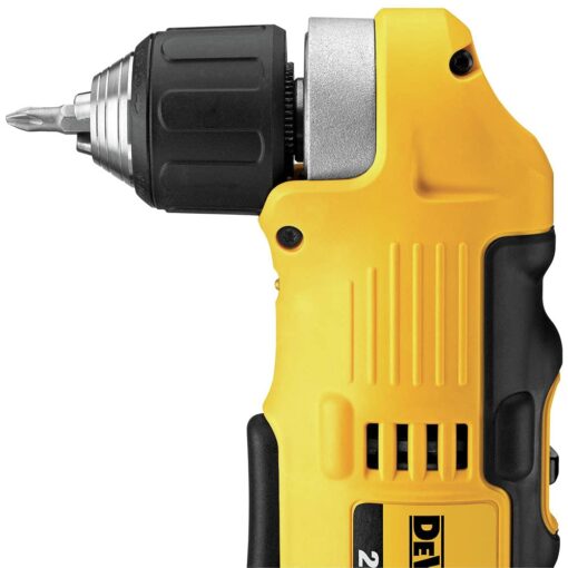 DEWALT DCD740C1 Right Angle Drill Kit, Yellow, 0.5 - Image 5