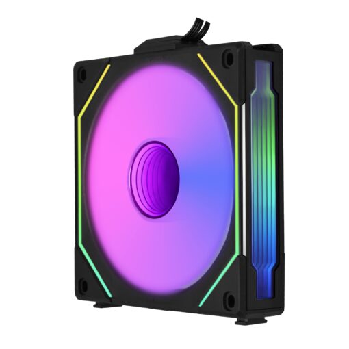 Lian Li GA2T36INB Galahad II Trinity 360 AIO CPU Liquid Cooler 360mm & SL Infinity 120 Reverse Blade Black Single Pack & UNI Fan SL-Infinity 120 RGB Triple Pack Black with Controller - UF-SLIN120-3B - Image 5