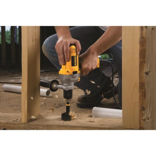 DEWALT Electric Drill, Mid Handle Grip, 1/2-Inch, 10-Amp (DWD215G) , Yellow - Image 9