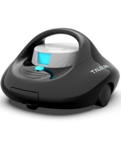 (2025 Upgraded) TALOSBO Pleco Se Cordless Pool Vacuum Cleaner Up to 130 Mins Runtime, Robotic Pool Cleaner with Fast Charge, Ideal for Flat Above Ground and Inground Pools up to 861 Sq. Ft.