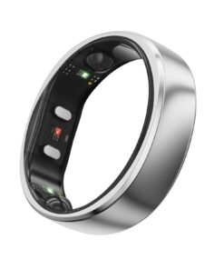 RingConn Gen 2, World’s First Smart Ring with Sleep Apnea Monitoring, No APP Subscription, 12-Day Battery Life, Stress/Heart Rate/Women's Health Tracker, Android & iOS Compatible (Silver, Size 10)