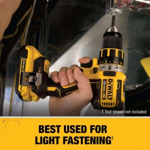DEWALT 20V MAX Battery Adapter Kit, 18V to 20V, 2 Batteries and Charger Included (DCA2203C) - Image 7