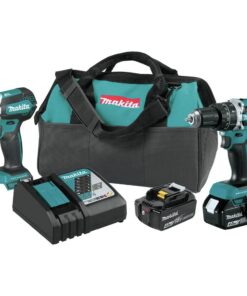 Makita XT269M 18V LXT Lithium-Ion Brushless Cordless 2-Pc. Combo Kit (4.0Ah), Blue