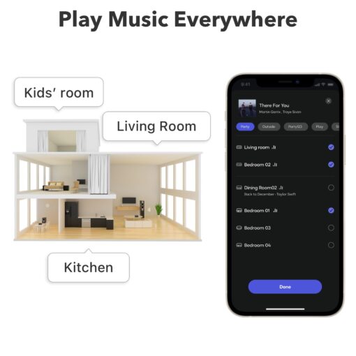 WiiM Pro AirPlay 2 Receiver, Google Cast Audio, WiFi Multiroom Streamer, Compatible with Alexa, Siri and Google Assistant, Stream Hi-Res Audio from Spotify, Amazon Music, Tidal and More - Image 4