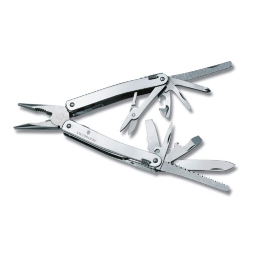 Victorinox Swiss Tool Spirit X Plus Swiss Army Knife, 35 Function Swiss Made Multi-Tool with Needle-nose pliers - Silver - Image 6
