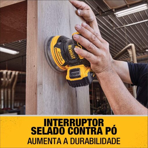 DEWALT 20V MAX Orbital Sander, Tool Only with 20V MAX Battery Pack with Charger, 3-Ah (DCW210B & DCB230C) - Image 5