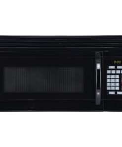 BLACK+DECKER Range Microwave with Top Mount Air Recirculation Vent, 1.6-Cu. Ft. 1000-Watt, Incandescent Lighting, Safety Lock