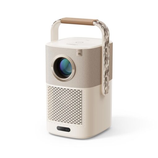 [Sound by JBL& Built-in Battery] Yaber T2 Outdoor Projector with WiFi 6 and Bluetooth, Native 1080P Smart Projector for Inside Outside,Compatible with TV Dongle(Not included)(Camouflage Handle)