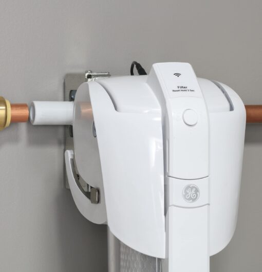 GE Whole House Water Filtration System (GXWH70M), Smart Connected with Leak Detection & Remote Water Shutoff, Reduces Sediment, Rust & More, Install Kit Included, Filter Not Included - Image 5