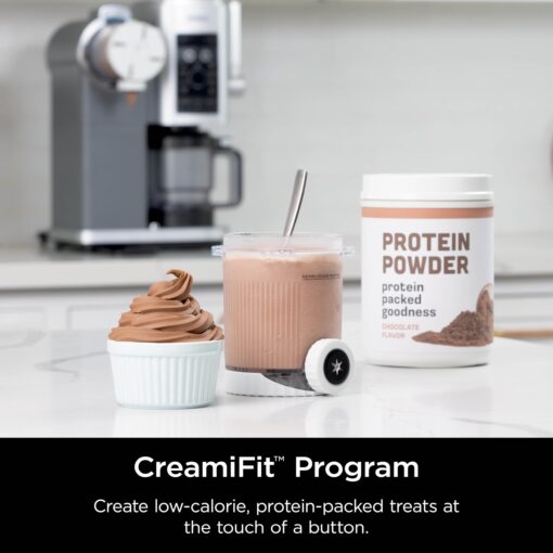Ninja Swirl by CREAMi Ice Cream and Soft Serve Maker, Sorbet, Milkshake, Frozen Yogurt, Low Calories Program & More, 13-in-1, Soft Serve Handle, (2) CREAMi Swirl 16oz Pints, For Kids & ALL ages, NC701 - Image 9