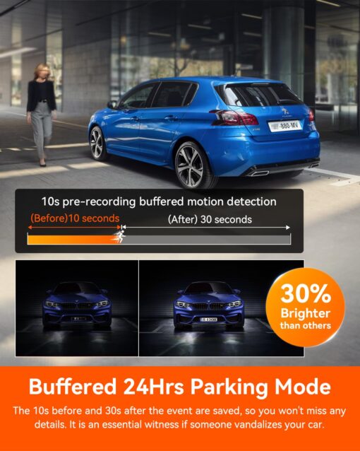 [ Bundle-2 Items: Vantrue N4 Pro 4K 3CH + Hardwire Kit ] True 4K Wi-Fi 3-Channel Dashcam, IMX678 Night Vision, Infrared Cabin Camera, 4K HDR, Voice Control, GPS Car Cam for Taxi Uber Drivers - Image 2