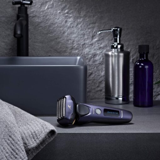 Panasonic ES-LV67-A803 Wet and Dry Shaver, 5 Shaving Heads with Linear Motor, Including Hair Trimmer, Navy Blue - Image 14