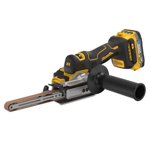 DEWALT 20V MAX XTREME Cordless Bandfile Power Tool Belt Sander Kit with Battery and Charger Included (DCM200E1)