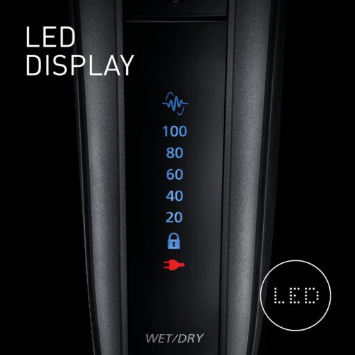 Panasonic ES-LV6U Series 900 Premium Wet/Dry Electric Shaver 5-Way Shaving Head with Linear Motor, Black - Image 8
