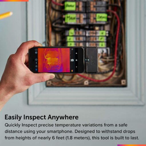 FLIR ONE Pro - High Resolution (160x120) Thermal Imaging Camera for iOS Smartphones (iPhone w/USB-C Only, iPhone 15 and Newer) - Image 3