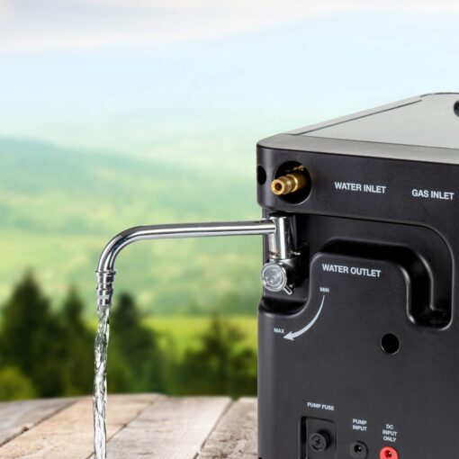 Hike Crew Portable Propane Water Heater & Shower Pump – Compact Outdoor Cleaning Showering System w/LCD Auto Safety Shutoff for Instant Hot While Camping, Hiking Carry Case Included - Image 4
