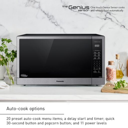 Panasonic NN-SN98JS Microwave Oven Countertop, 2.2 cft, Stainless Steel - Image 6