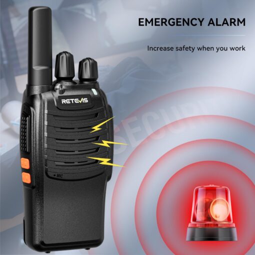 Retevis H-777 Walkie Talkies with Mic, Adults 2 Way Radios Long Range Rechargeable, License-Free, Crystal Audio, for School Work Construction Site(10 Pack) - Image 6