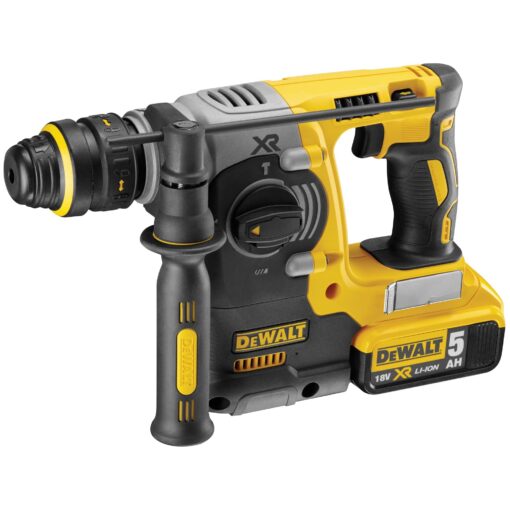 DEWALT DCH273P2 20V Max Brushless SDS Rotary Hammer with 5 Ah Batteries - Image 7