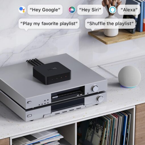 WiiM Pro AirPlay 2 Receiver, Google Cast Audio, WiFi Multiroom Streamer, Compatible with Alexa, Siri and Google Assistant, Stream Hi-Res Audio from Spotify, Amazon Music, Tidal and More - Image 7