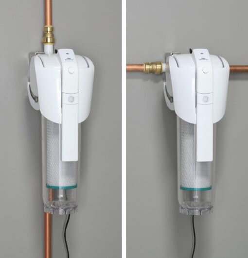 GE Whole House Water Filtration System (GXWH70M), Smart Connected with Leak Detection & Remote Water Shutoff, Reduces Sediment, Rust & More, Install Kit Included, Filter Not Included - Image 6