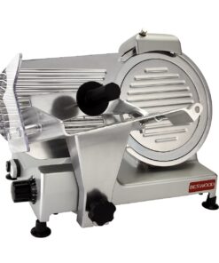 BESWOOD 10" Premium Chromium-plated Steel Blade Electric Deli Meat Cheese Food Slicer Commercial and for Home use 240W BESWOOD250