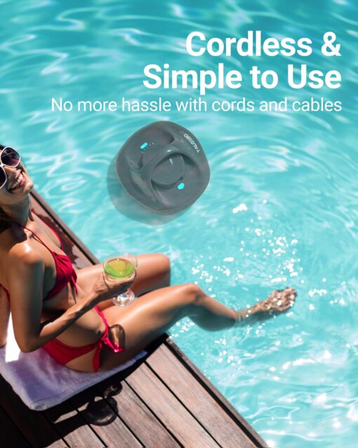 (2025 Upgraded) TALOSBO Pleco Se Cordless Pool Vacuum Cleaner Up to 130 Mins Runtime, Robotic Pool Cleaner with Fast Charge, Ideal for Flat Above Ground and Inground Pools up to 861 Sq. Ft. - Image 4