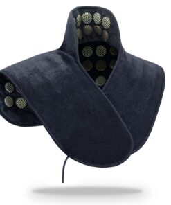 UTK Heating Pad for Neck and Shoulder, Natural Jade and Tourmaline Stones, Auto Shut Off, Memory Function,Temperature Adjustable (Size 23.2" X17.7'')