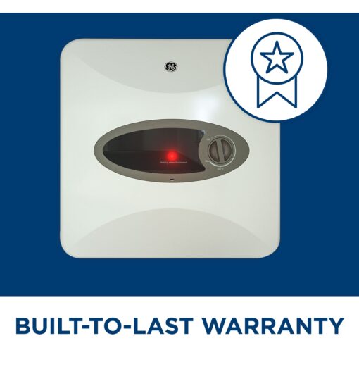 GE Appliances 2.5 Gallon, Versatile Mini Tank Water Heater with Adjustable Thermostat, Easily Installs Under Sink, 120v - Image 3