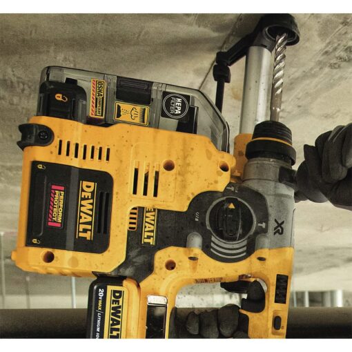 DEWALT Onboard Rotary Hammer Dust Extractor for 1-Inch SDS Plus Hammers (DWH303DH) - Image 2