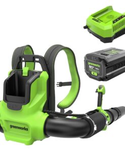 Greenworks 80V (750 CFM) Backpack Blower, 4.0Ah Battery and 4A Charger