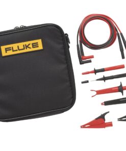 Fluke TLK-220 SureGrip Industrial Test Lead Kit with Zippered Vinyl Carry Case