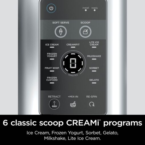 Ninja Swirl by CREAMi Ice Cream and Soft Serve Maker, Sorbet, Milkshake, Frozen Yogurt, Low Calories Program & More, 13-in-1, Soft Serve Handle, (2) CREAMi Swirl 16oz Pints, For Kids & ALL ages, NC701 - Image 11