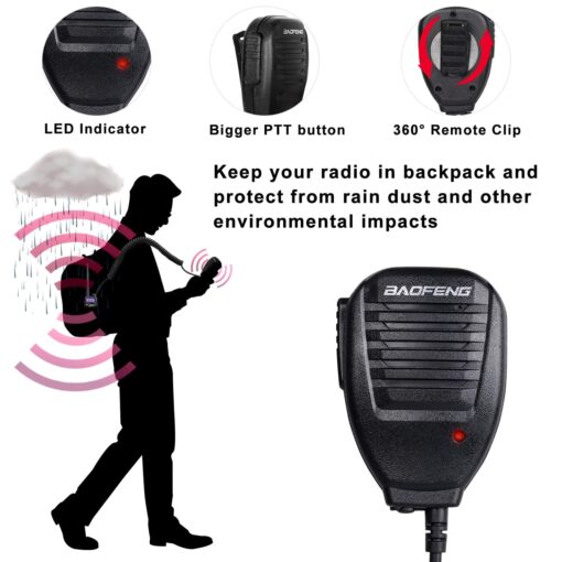 BaoFeng Radio UV-5R 8W Ham Radio (6 Pack) 144-148Mhz/420-450Mhz + 1pcs TIDRADIO Driver Free Programming Cable + 12pcs 1800mAh Batteries BaoFeng Walkie Talkie - Image 6