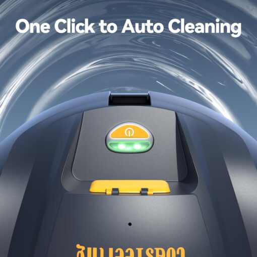 (2025 Upgrade) Coasteering Cordless Robotic Pool Cleaner with Hook and 120Mins Runtime, Automatic Pool Vacuum for Above Ground Pool up to 850 Sq.ft, with Powerful Suction and Auto-Parking - Image 2