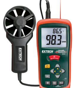 Extech AN200 CFM/CMM Mini Thermo-Anemometer with Built-in Infrared Thermometer