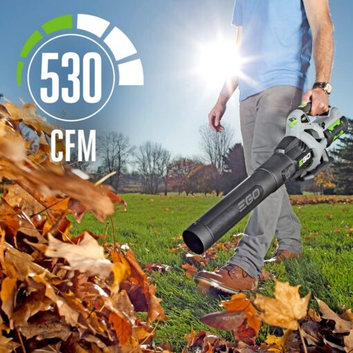 EGO POWER+ Leaf Blower, Cordless Electric 530 CFM, Includes 56V 2.5Ah Battery and Charger - LB5302 - Image 8