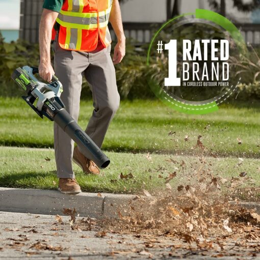 EGO POWER+ Leaf Blower, Cordless Electric 530 CFM, Includes 56V 2.5Ah Battery and Charger - LB5302 - Image 9