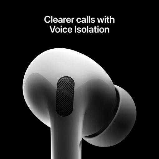 Apple AirPods Pro 2 Wireless Earbuds, Bluetooth Headphones, Active Noise Cancellation, Hearing Aid Feature, Transparency, Personalized Spatial Audio, High-Fidelity Sound, H2 Chip, USB-C Charging - Image 4