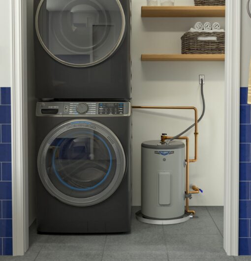 GE Appliances 10 Gallon Versatile Plug and Play Electric Water Heater with Adjustable Thermostat, Easily Installs Where You Want It, 120 Volt - Image 3