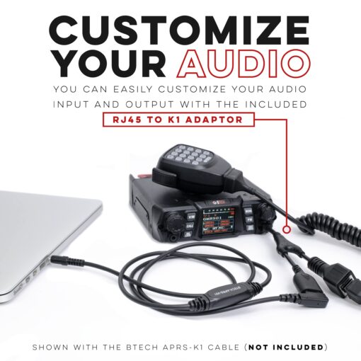 BTECH GMRS-50V2 50W 256 Fully Customizable Channels Mobile GMRS Two-Way Radio. Repeater Compatible, Dual Band Scanning (VHF/UHF), FM, & NOAA Weather Broadcast Receiver - Image 7