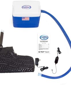 Polar Active Ice 3.0 Cold Therapy Ice Machine System with Programmable Timer, Large Foot Therapy Compression Pad, Lightweight 9 Quart Cooler, Quiet Pump, Strong Cryotherapy Pain Relief Treatment