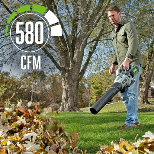 EGO POWER+ Leaf Blower, Cordless Electric 580 CFM, Battery and Charger Not Included - LB5800 - Image 8