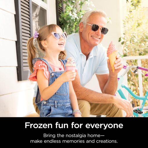Ninja Swirl by CREAMi Ice Cream and Soft Serve Maker, Sorbet, Milkshake, Frozen Yogurt, Low Calories Program & More, 13-in-1, Soft Serve Handle, (2) CREAMi Swirl 16oz Pints, For Kids & ALL ages, NC701 - Image 8