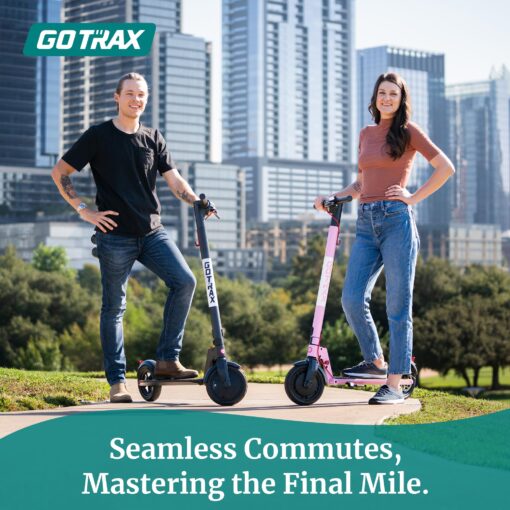 Gotrax GXL V2 Electric Scooter, 8.5" Solid Tire, Max 9 Mile and 15.5Mph Speed Power by 250W Motor, Lightweight 25.95lb, Cruise Control Aluminum Alloy Frame Foldable Commuting Escooter for Adults 13+ - Image 3