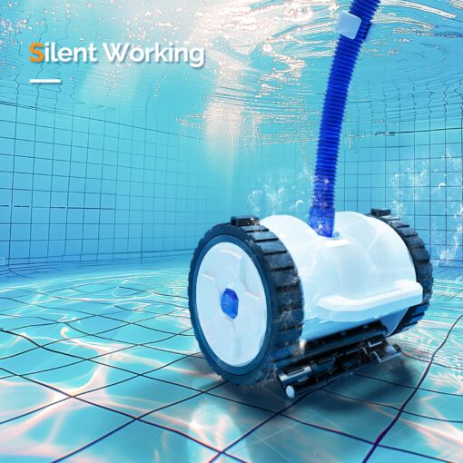(2024 New) VINGLI Pool Cleaner Suction-Side Pool Vacuum Automatic Sweeper for Inground Swimming Pool,Climbs Walls -39.6ft Tangle Free Hose - Image 6