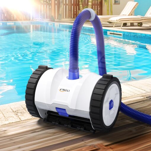 (2024 New) VINGLI Pool Cleaner Suction-Side Pool Vacuum Automatic Sweeper for Inground Swimming Pool,Climbs Walls -39.6ft Tangle Free Hose - Image 4